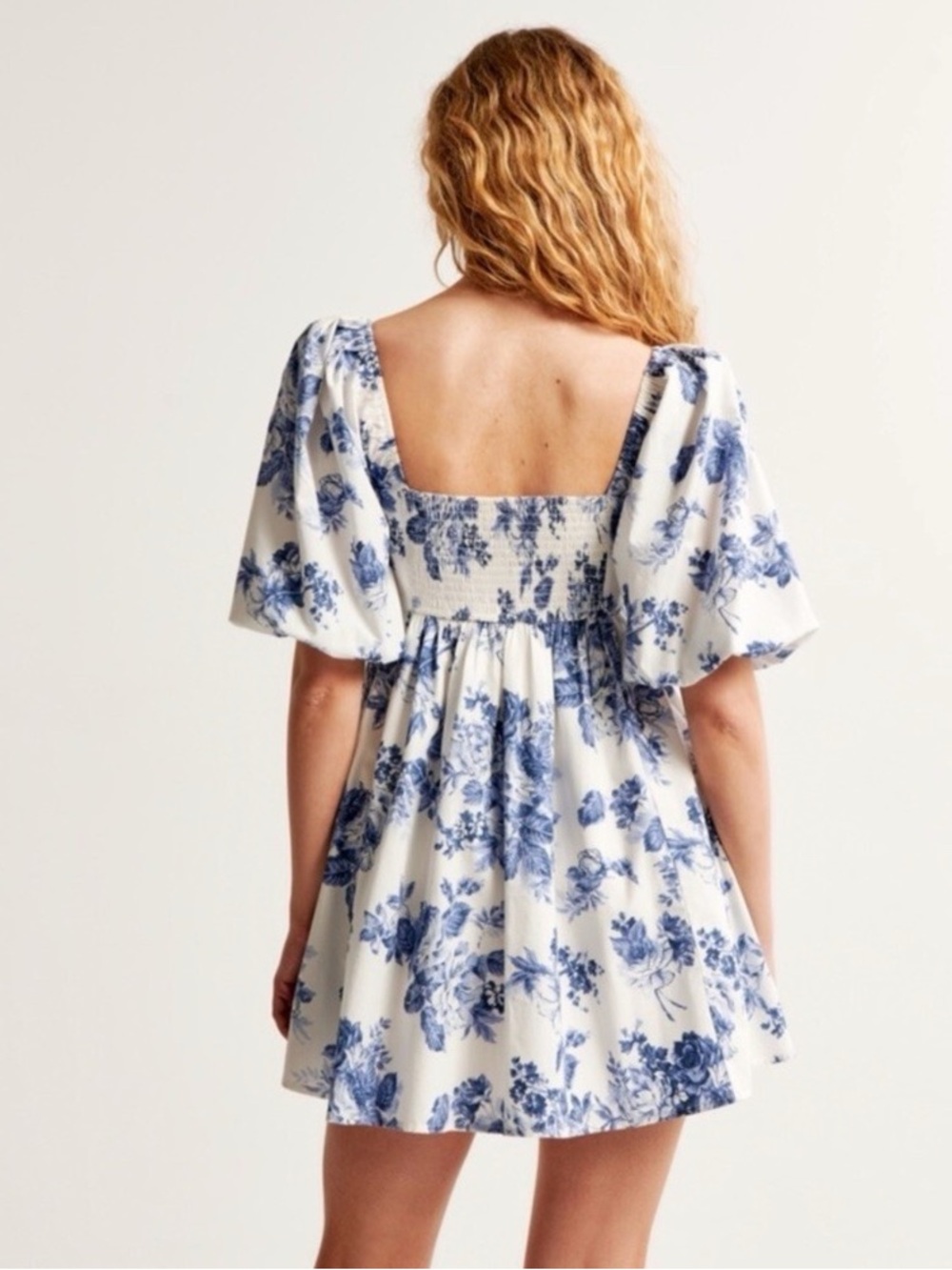 Abercrombie & Fitch Emerson Dress Blue Floral Print M - Picture 2 of 14
